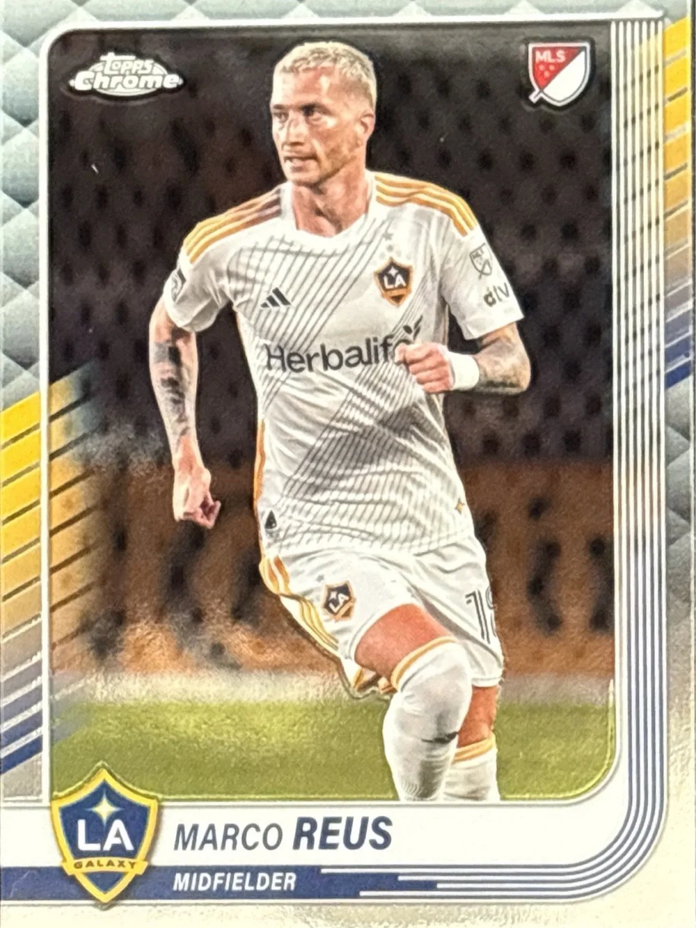 Topps Chrome LA Galaxy Marco Reus Soccer Card